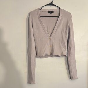 Lulus Ribbed Knit Button Sweater